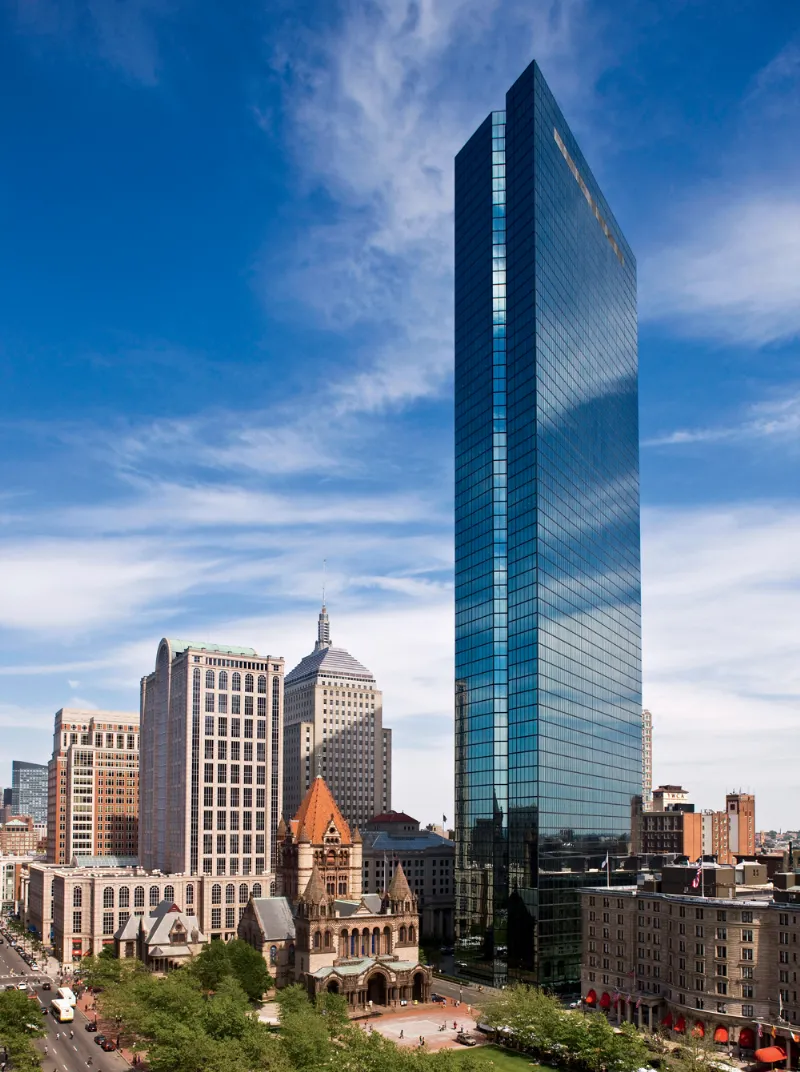 alt text: Hình ảnh tòa nhà Hancock Building tại thành phố Boston