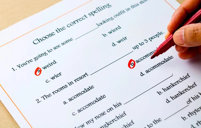 Bé trai đang học tiếng Anh cùng bạn