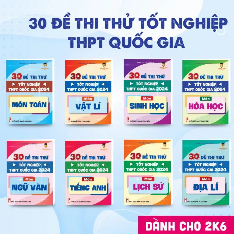 Combo - Tuyển tập 30 đề thi đánh giá năng lực Đại học Quốc gia TP Hồ Chí Minh (2 cuốn)