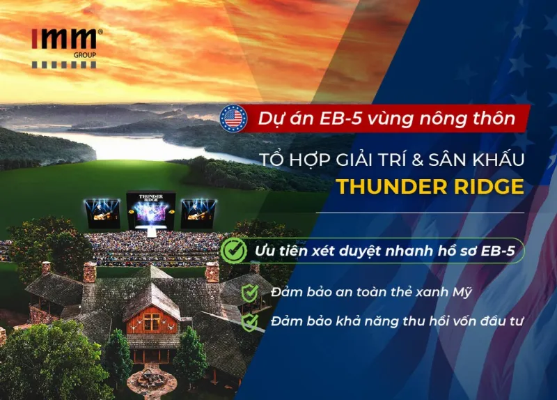 Dự án EB-5 (Vùng nông thôn) Tổ hợp giải trí &amp; sân khấu Thunder Ridge