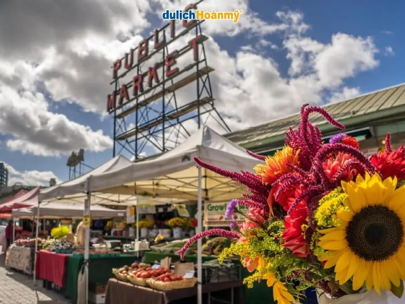 Khu chợ ngoài trời Pike Place