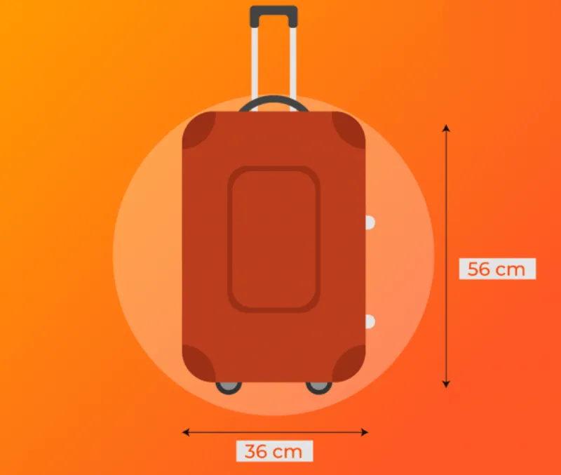 kích thước chuẩn hành lý khi đi máy bay