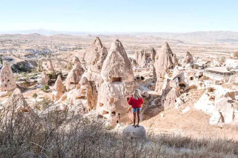 Lâu đài Uchisar ở Cappadocia 