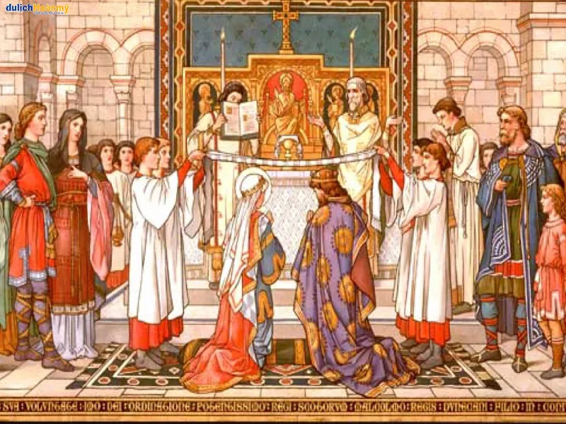 Lễ tuyên thệ của Vua Malcom III và Nữ hoàng Margaret