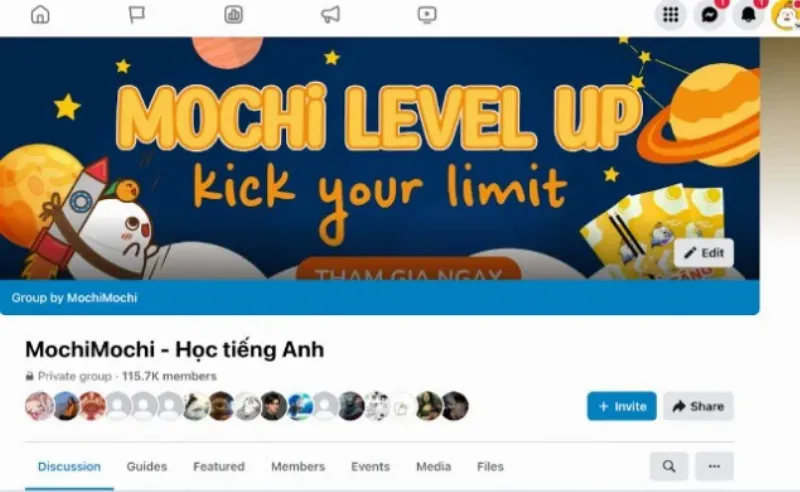 mochi group tiếng anh