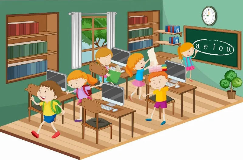 Một số mẫu câu giao tiếp tiếng Anh lớp 1  