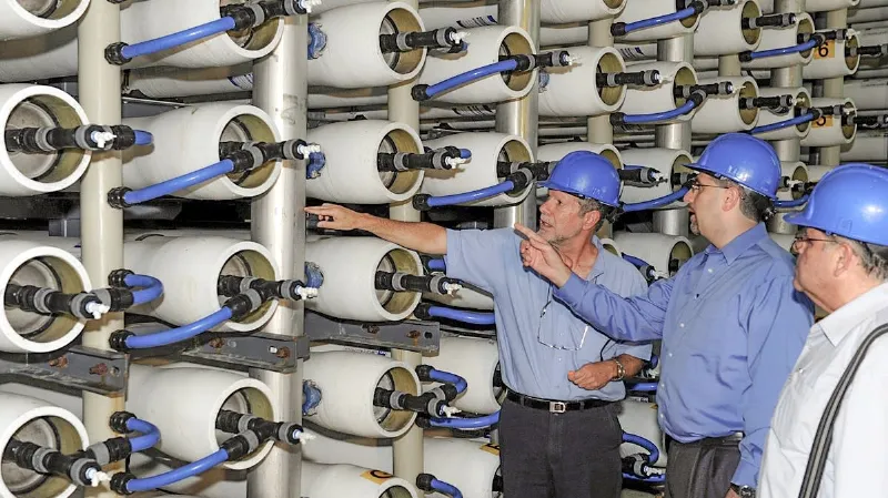 Nhà máy khử muối nước biển Hadera ở Israel - Tại sao Israel được coi là siêu cường nhỏ nhất thế giới? - Ảnh 7.