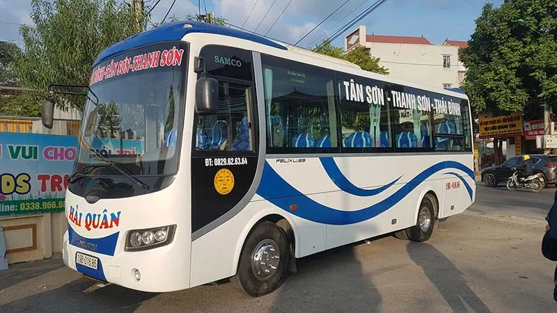 Nhà xe Hải Quân (Tân Sơn - Thanh Sơn - Nam Định - Thái Bình)