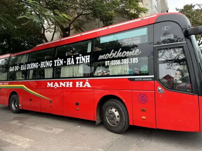 Nhà xe Mạnh Hà - Hòa Bình đi Thái Nguyên