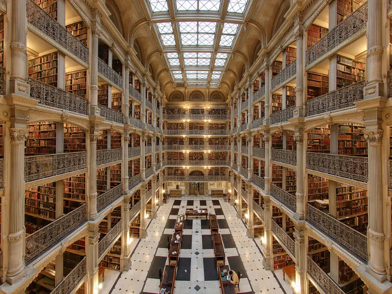 Thư viện George Peabody tại khuôn viên viện Peabody