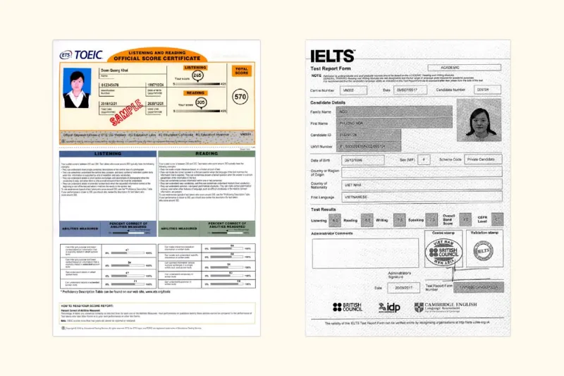 TOEIC vs IELTS