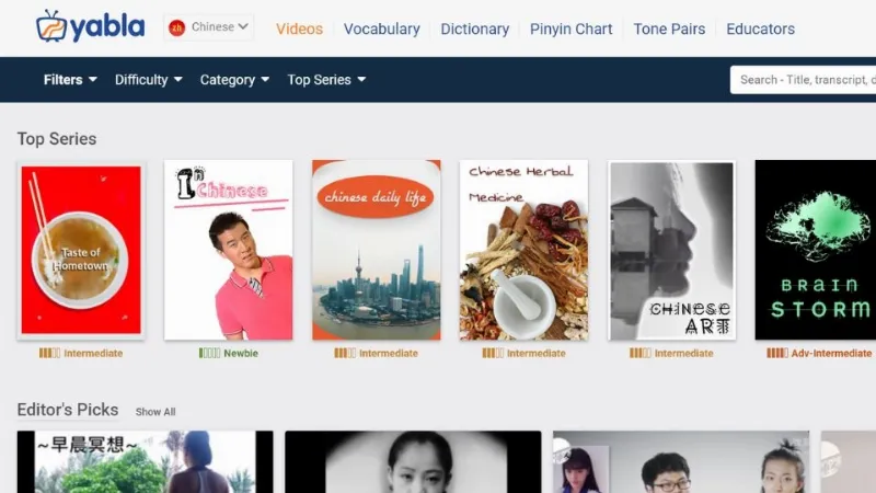 Website học tiếng Trung Chineasy