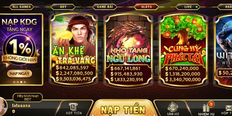 Top các tựa game nổ hũ Ricwin có phần thưởng lớn