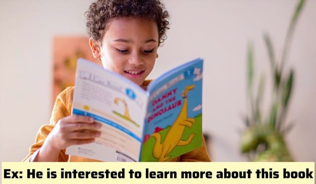 "Interested to" cũng mô tả rõ sự tò mò/ quan tâm dành cho điều gì đó "Interested to" cũng mô tả rõ sự tò mò/ quan tâm dành cho điều gì đó