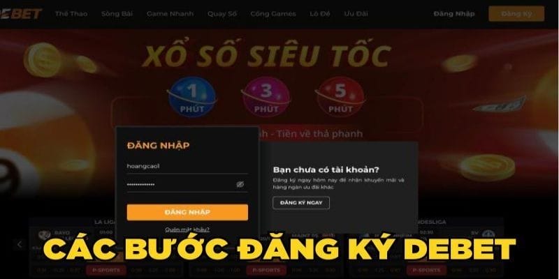 Hội  viên đủ tuổi mới được đăng ký Debet Hội  viên đủ tuổi mới được đăng ký Debet