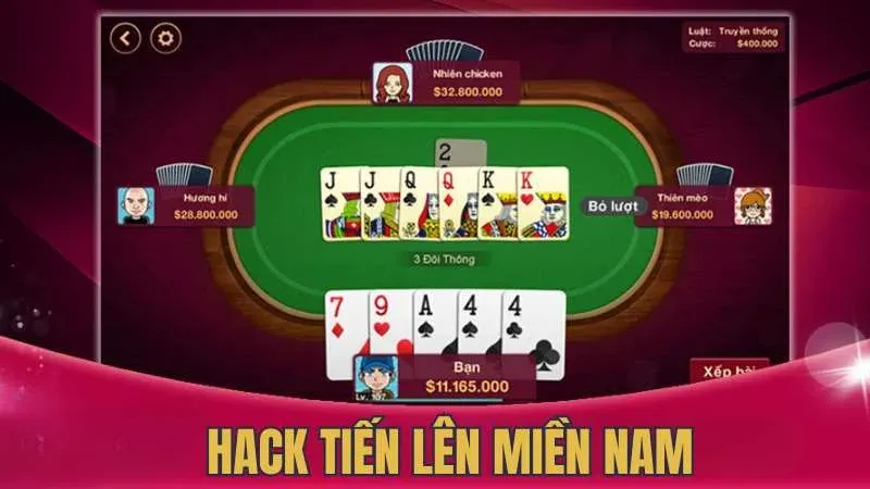 Hướng Dẫn Cách Hack Tiến Lên Miền Nam Với Thao Tác Đơn Giản Hướng Dẫn Cách Hack Tiến Lên Miền Nam Với Thao Tác Đơn Giản