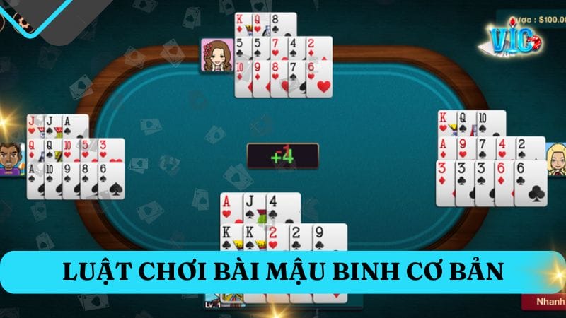 Luật chơi game bài Mậu Binh rất đơn giản và dễ tiếp cận Luật chơi game bài Mậu Binh rất đơn giản và dễ tiếp cận
