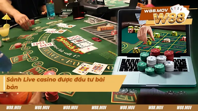 Đầu tư mạnh mẽ - Phát triển sảnh Live Casino