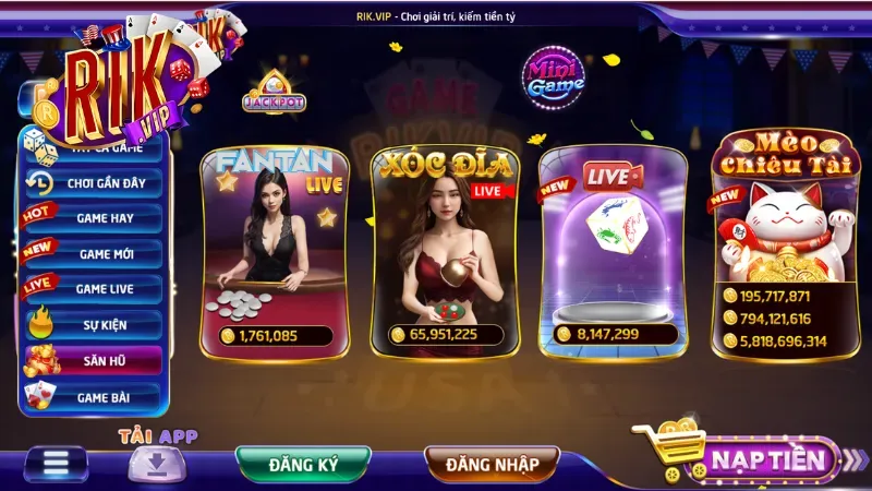 Trang chủ Rikvip và những sản phẩm chủ lực đáng chú ý Trang chủ Rikvip và những sản phẩm chủ lực đáng chú ý