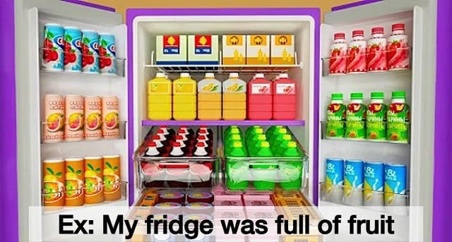 “Full of” mô tả rõ tình trạng một đối tượng chứa đầy cái gì đó