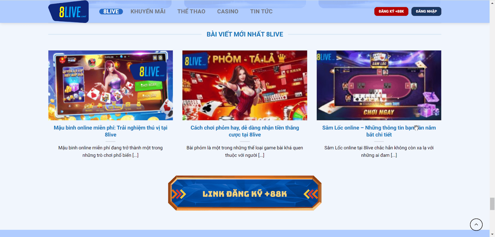 Ưu điểm khi tham gia 8LIVE