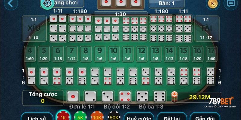 Cách lắc xí ngầu tại 789bet theo chiến thuật hiệu quả