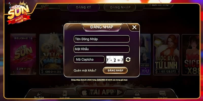 Các bước chi tiết để đăng nhập Sunwin siêu đơn giản