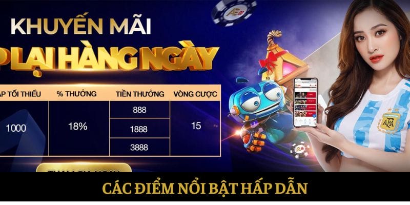 Các điểm nổi bật hấp dẫn