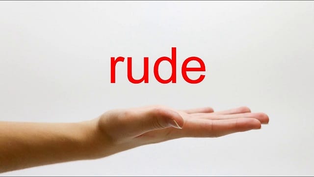 Ghi nhớ rude + giới từ với bài tập