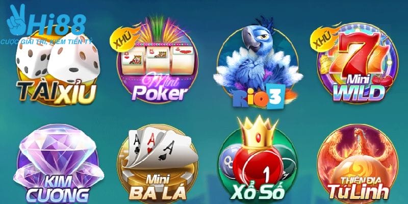 Hi88 Mini Game - Danh Sách Trò Chơi Đổi Thưởng Hot Nhất 2025