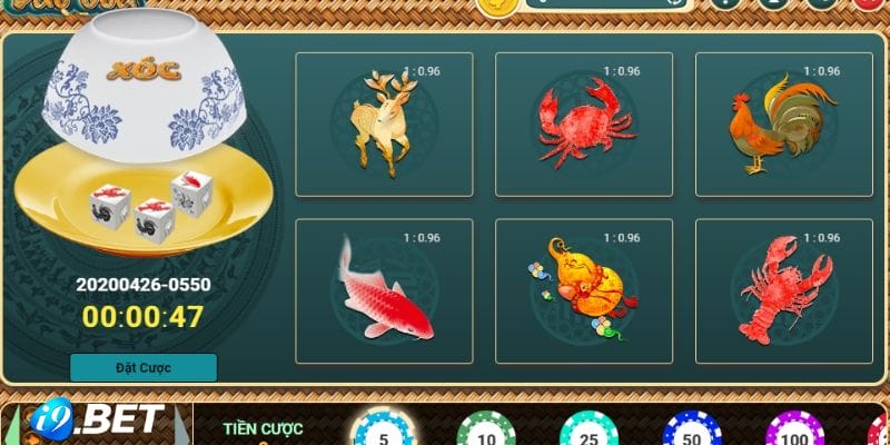 Luật chơi và hướng dẫn bầu cua I9bet cho người mới