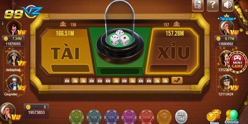 Làm chủ game tài xỉu VZ99 như dân chơi