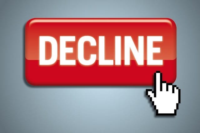 Decline nghĩa là gì?