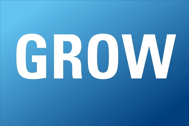 Grow by được sử dụng như thế nào?