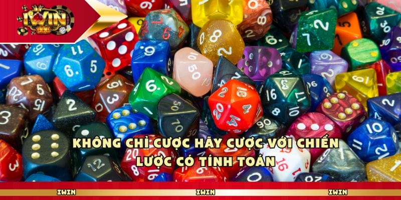 Không chỉ cược hãy cược với chiến lược có tính toán
