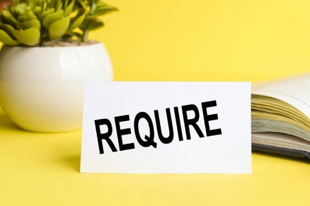 Require đi với giới từ gì?