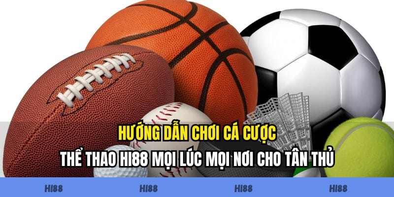 Hướng dẫn chơi cá cược thể thao Hi88 mọi lúc mọi nơi cho tân thủ